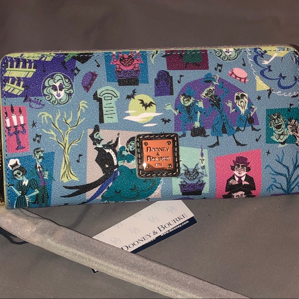 Disney Dooney & Bourke Haunted Mansion Wristlet